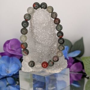 African Bloodstone Bracelet- 8mm